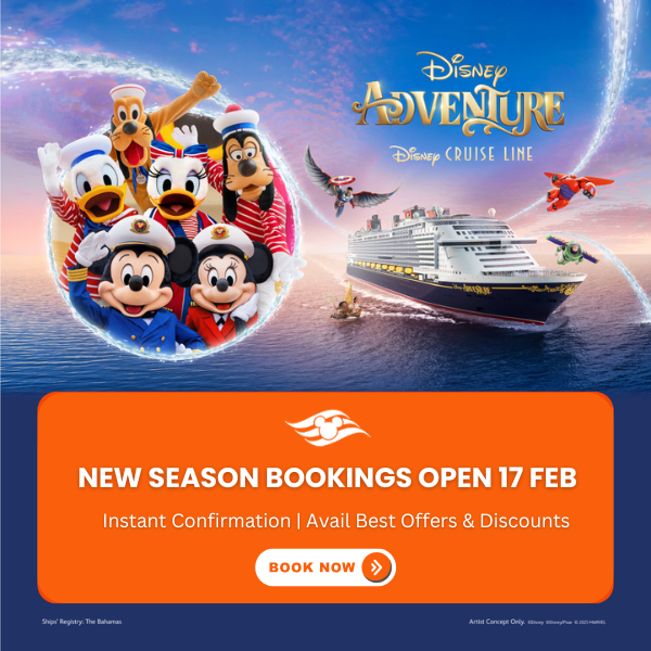 Disney Cruise Singapore 2025: New Season Sails Open 17 Feb